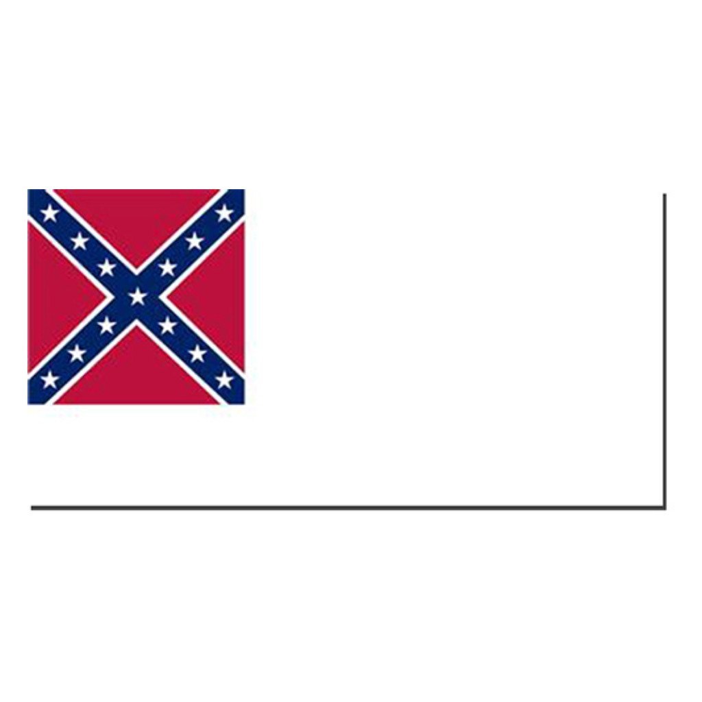 2nd Confederate 4x8" Bumper Sticker