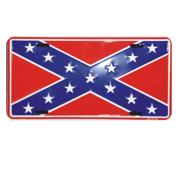 Confederate Flag License Plate | Liberty or Death USA